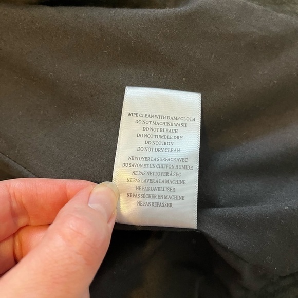 SL8 blank nyc gray suede leather moto jacket women’s xsmall - Picture 7 of 10